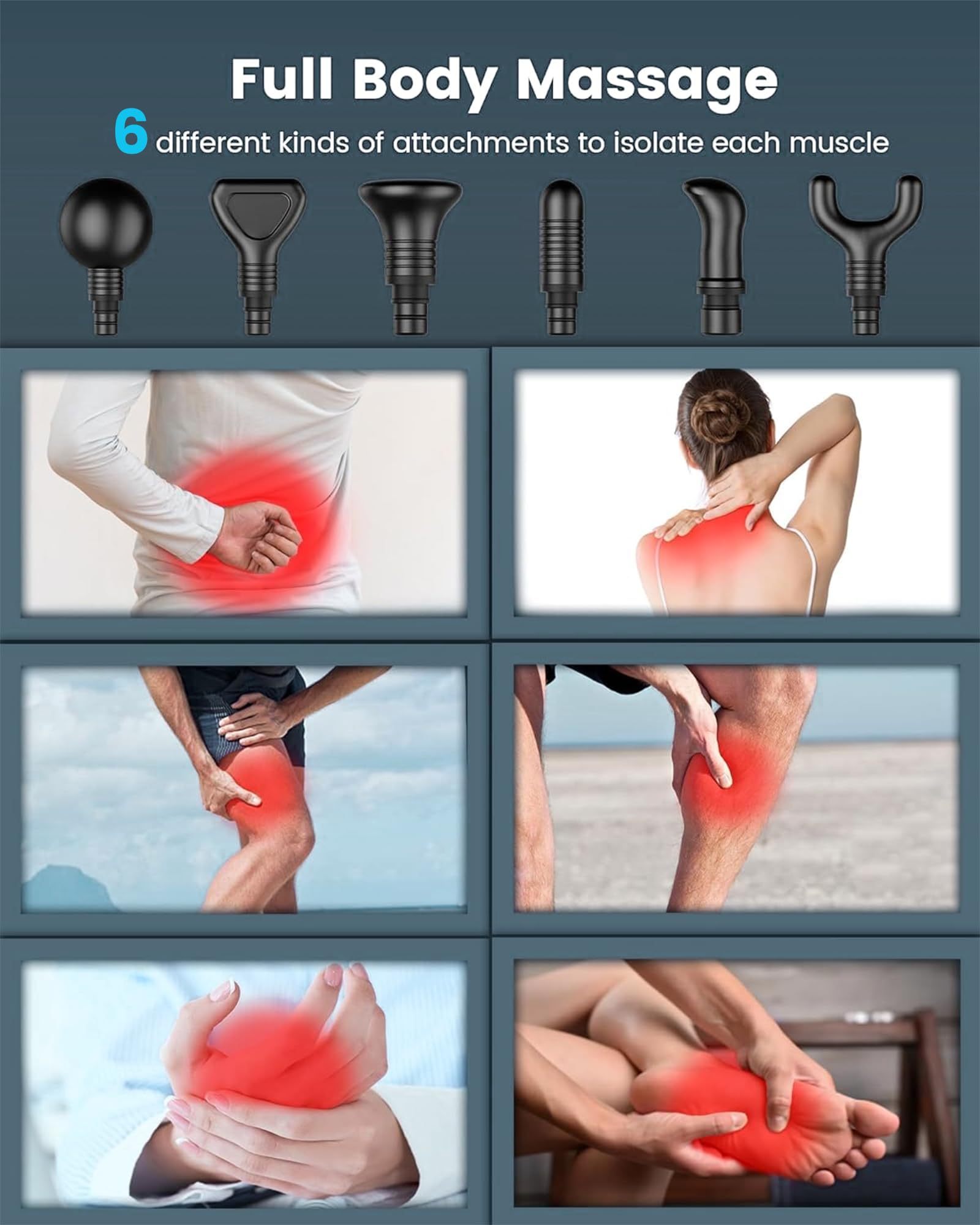 AYURA lightweight massager at 1 lb for easy handling