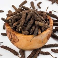 AYURVEDASHREE handholding long pepper spice; easy to add to meals.