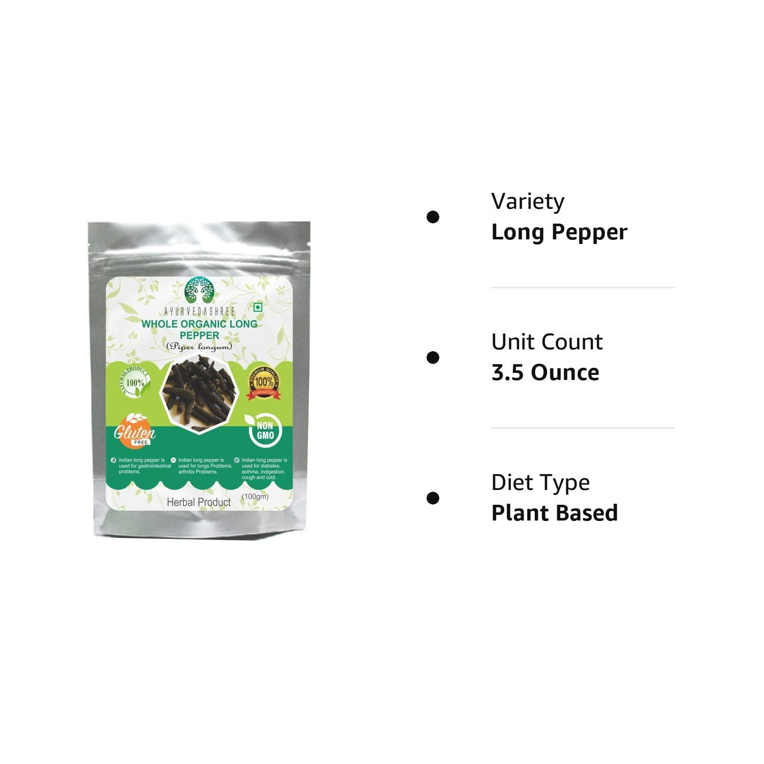 AYURVEDASHREE long pepper rubbed surface; flavor-packed finishing touch.