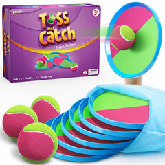 Aywewii Toss and Catch paddle in action during outdoor play