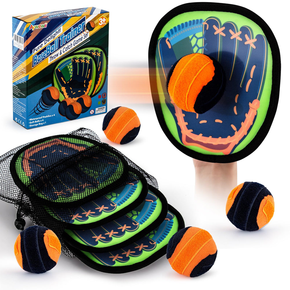Aywewii Toss and Catch paddles boost safe, precise throws for kids.