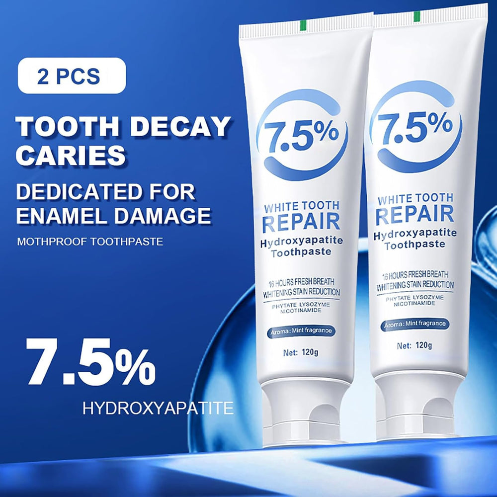 Ayzololo hydroxyapatite toothpaste collection-display ideal for family oral care