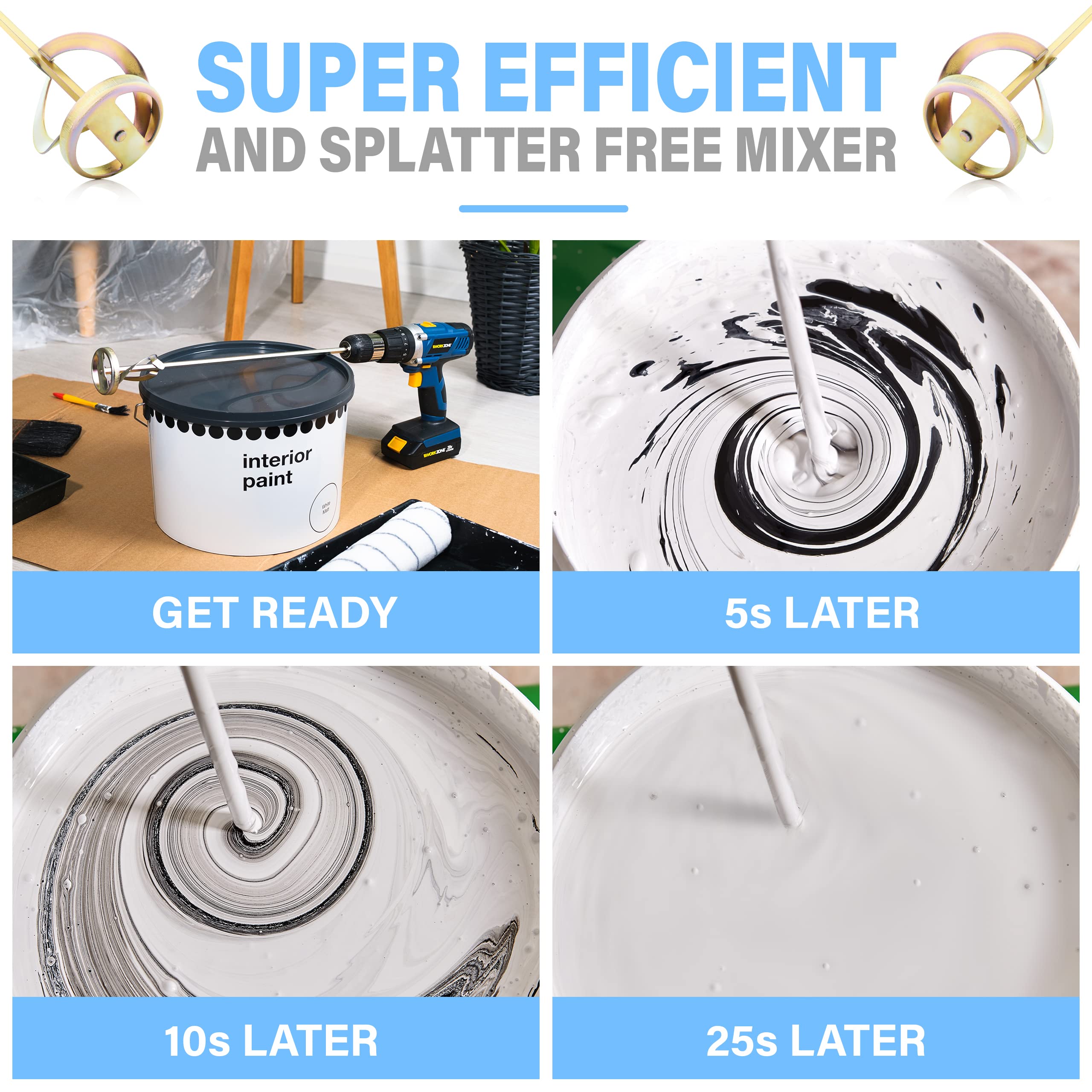 Hang-cap lets you store the mixer neatly when not in use.