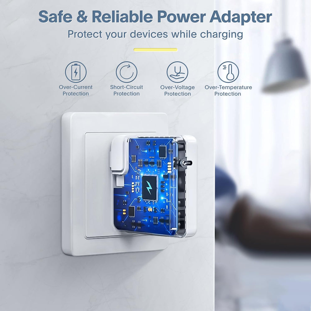 Compatible with MacBook Pro, MacBook Air, iPad Pro, and more.