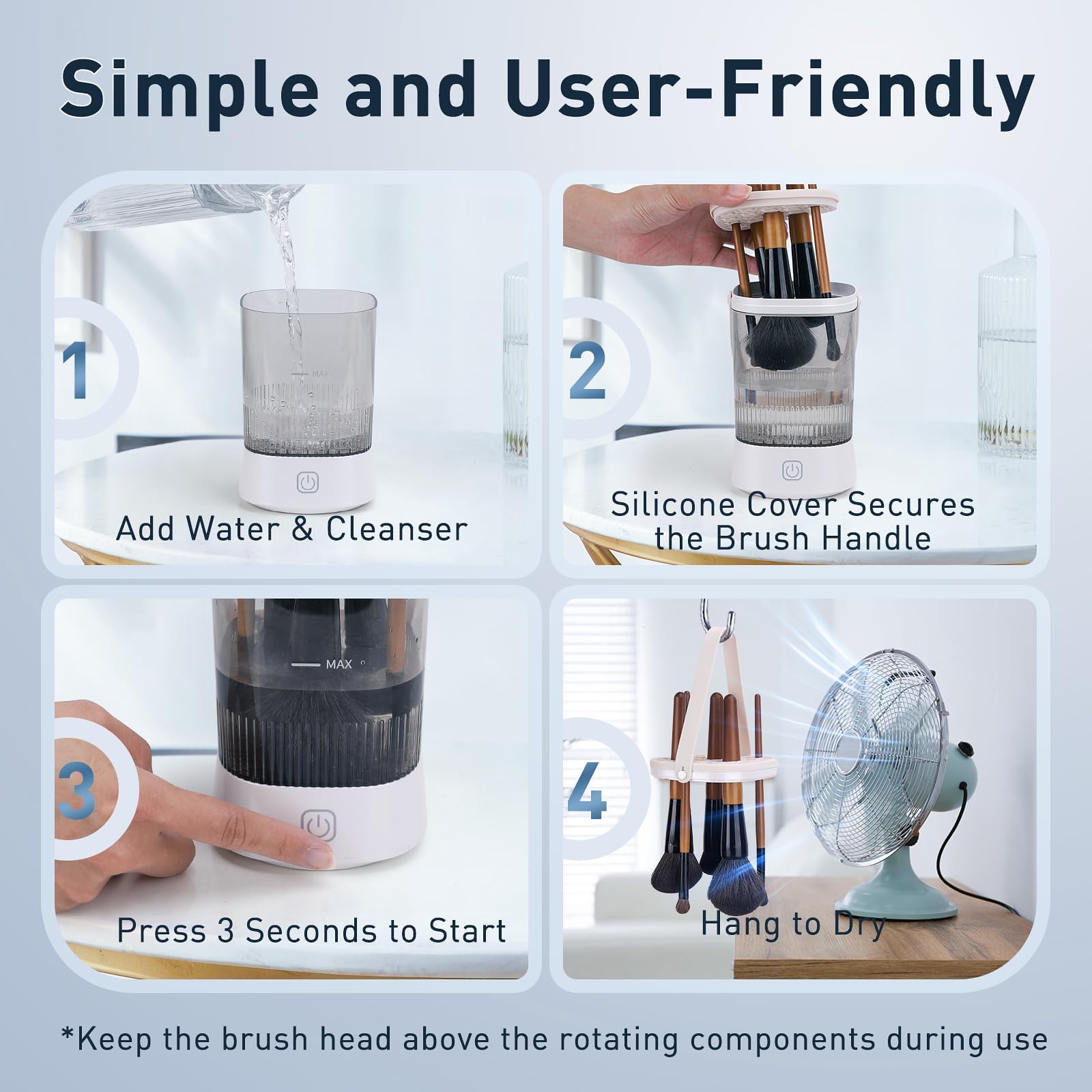 Azang IP65 waterproof rating indicating splash protection during use