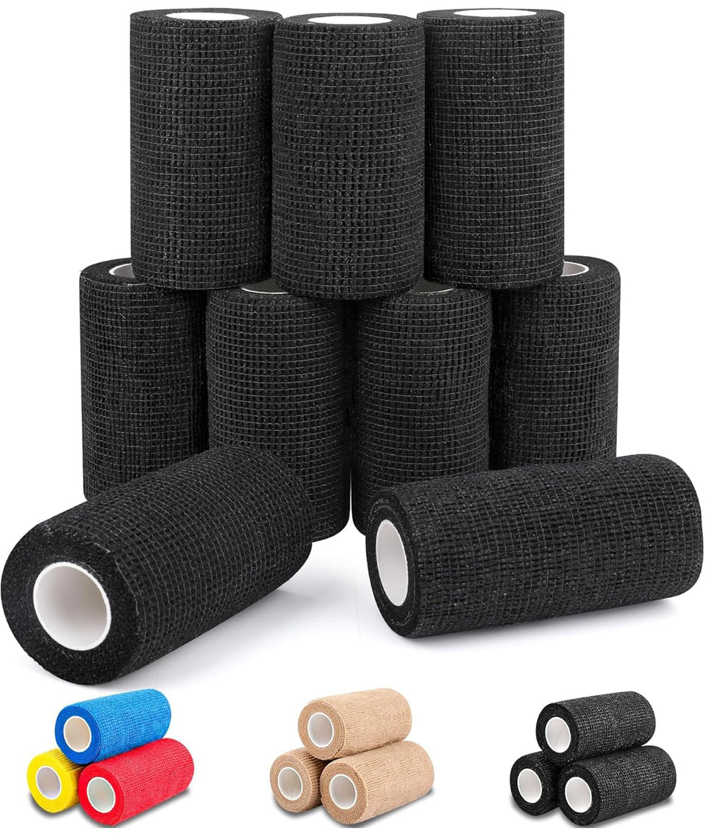 AZEN 9-pack bandage wrap bundle on display for versatile uses