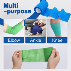 AZEN cohesive bandage with breathable fabric for comfortable wear.
