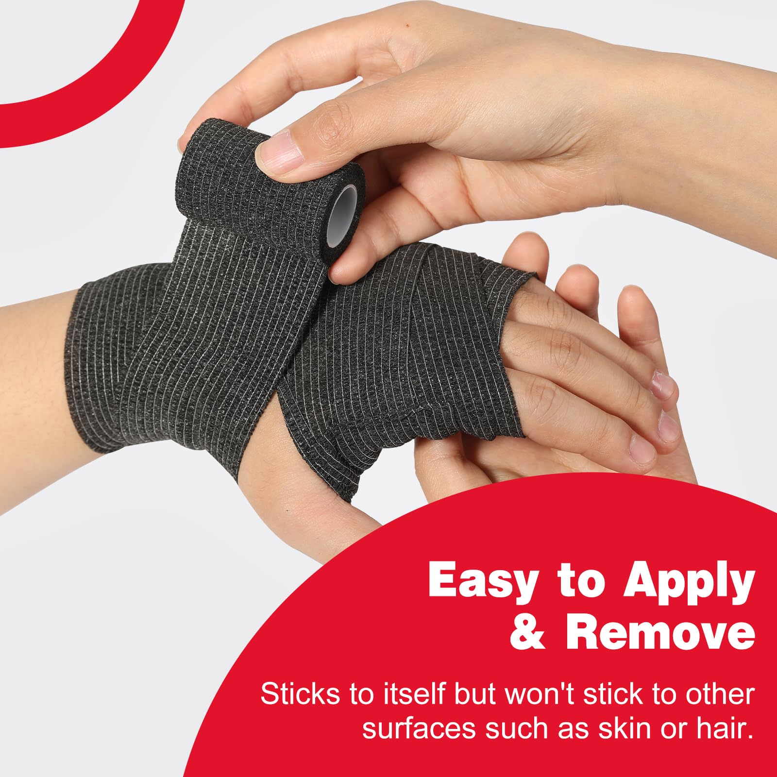 AZEN easy-to-tear-by-hand bandage wrap for quick applications.