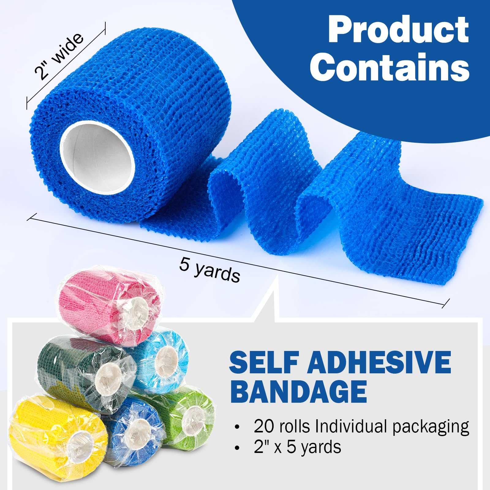 AZEN elastic cohesive fabric is breathable and skin-friendly for comfortable wear.