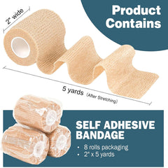 AZEN elastic cohesive bandage fabric is breathable for comfortable wear during activity.