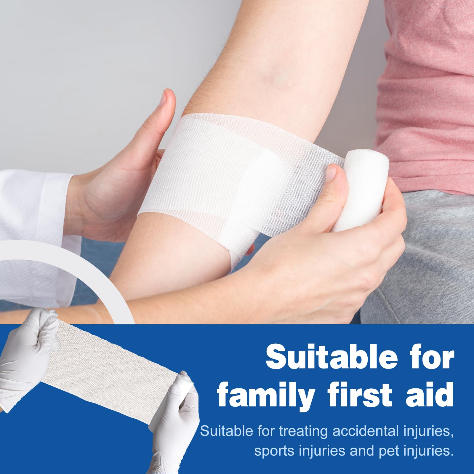 AZEN first-aid essentials with gauze rolls for minor wounds
