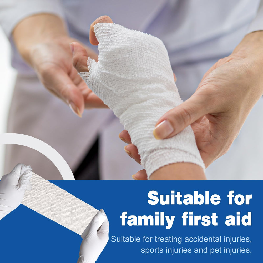 AZEN gauze rolls store easily for home kit travel