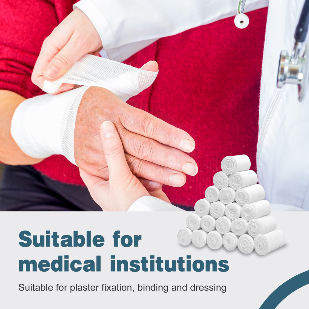 AZEN gauze roll in use for wound cleaning and dressing preparation.