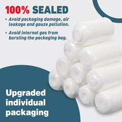 AZEN gauze rolls suitable for dressing, debridement, and ointment prep