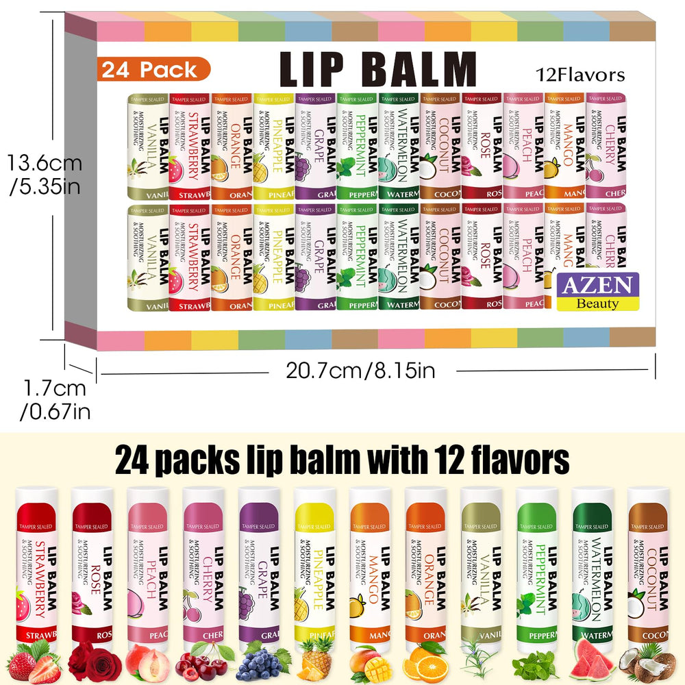 AZEN lip balm cherry flavor for sweet aroma and soft lips