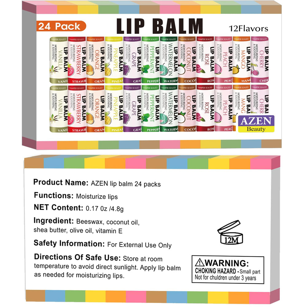 AZEN lip balm mint flavor for cooling and on-the-go hydration