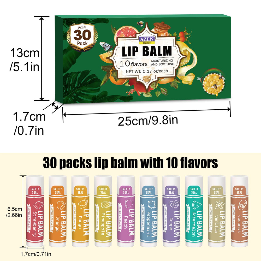 AZEN cherry lip balm delivers moisture with fruity comfort