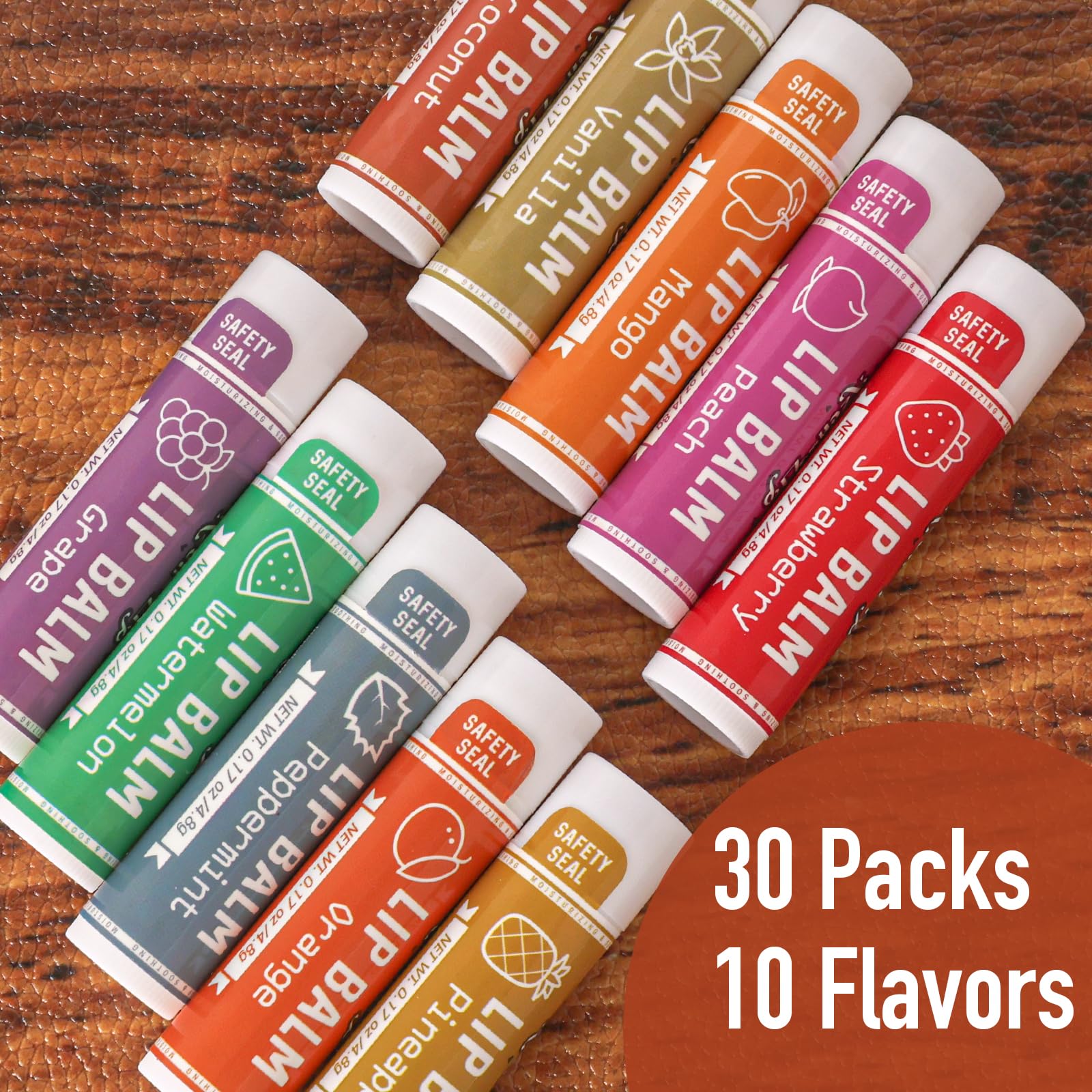 AZEN mango lip balm softens lips with tropical warmth
