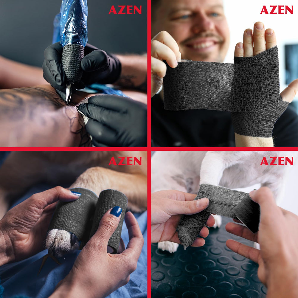 AZEN breathable fabric wrap emphasizes lightweight, skin-friendly stretch