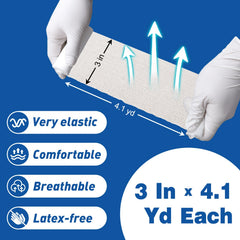 AZEN soft non-stick gauze rolls protect delicate skin and reduce irritation