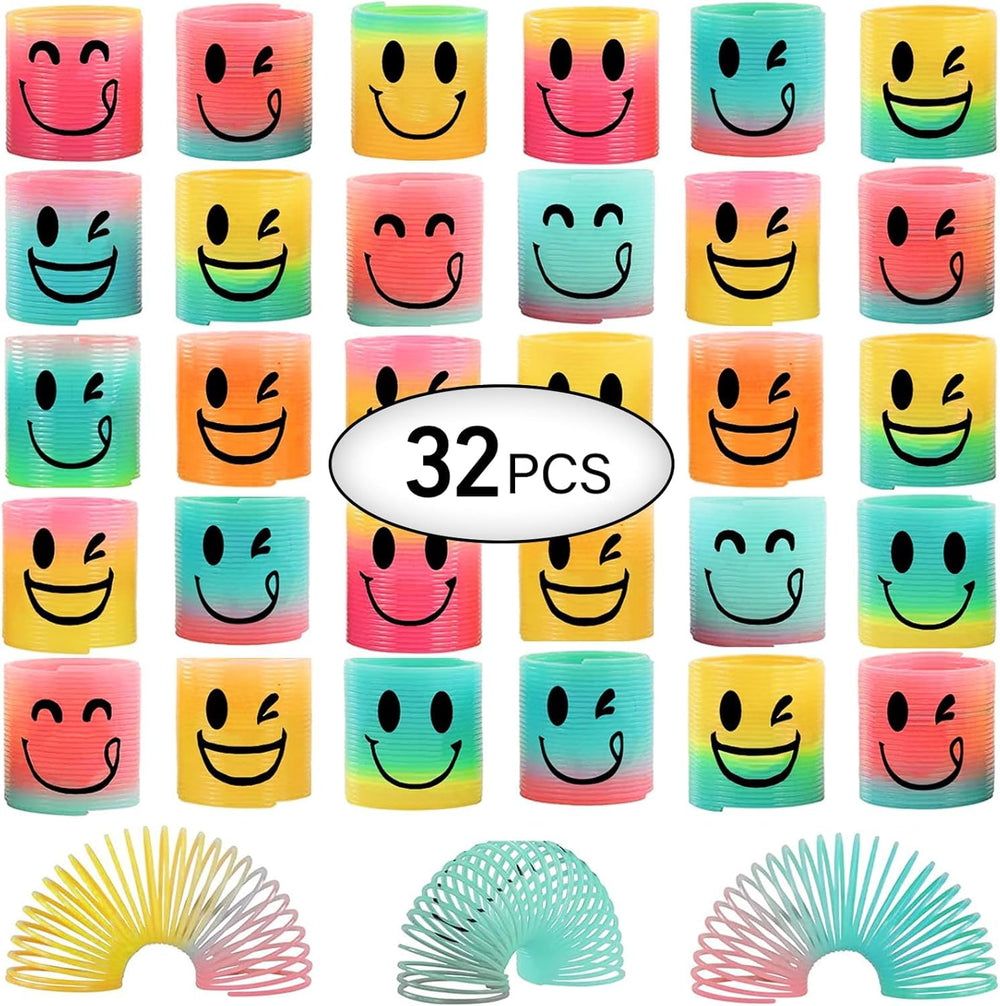 AZEN spring toy with four smiling faces for kids