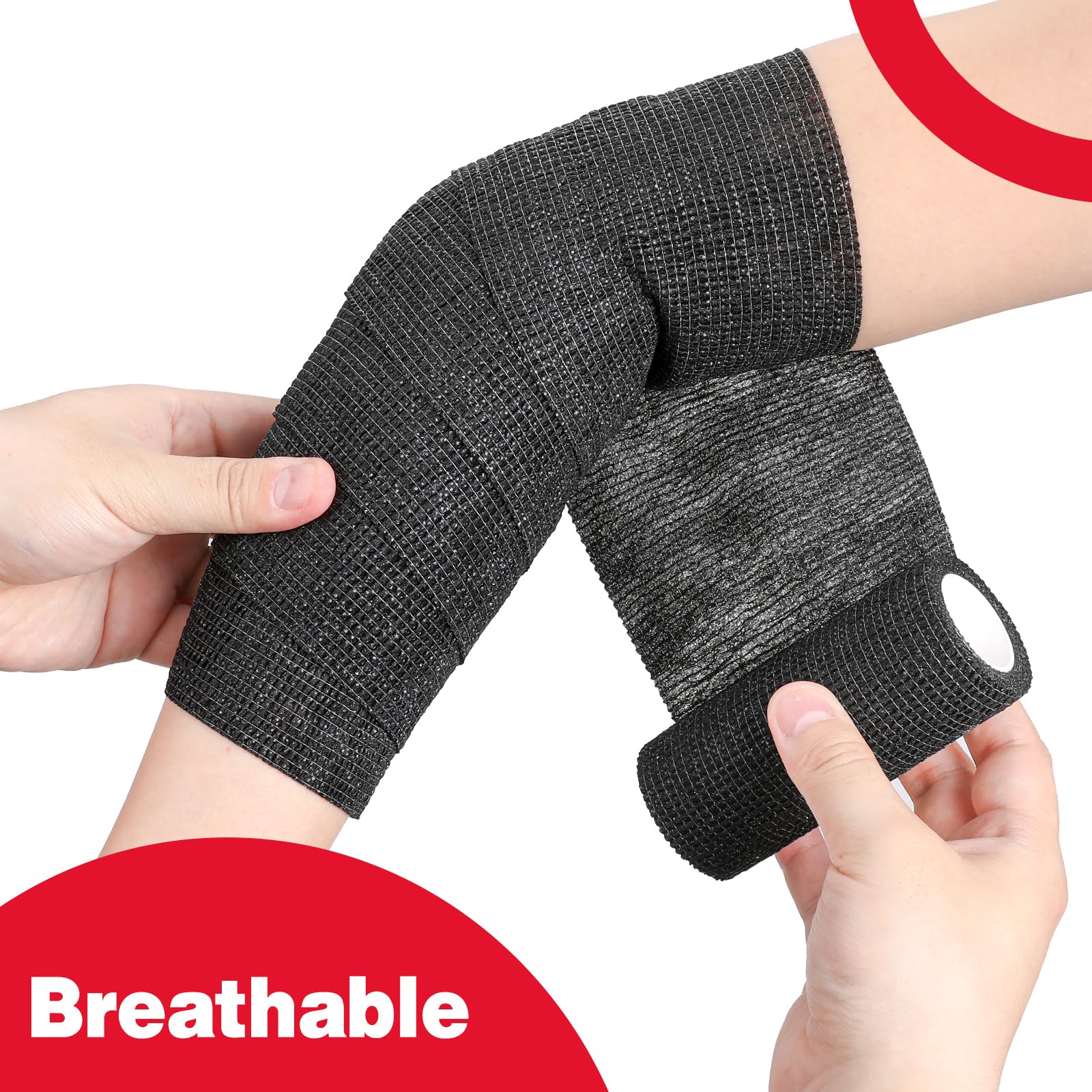 AZEN vet wrap shown on a small animal with no adhesive residue