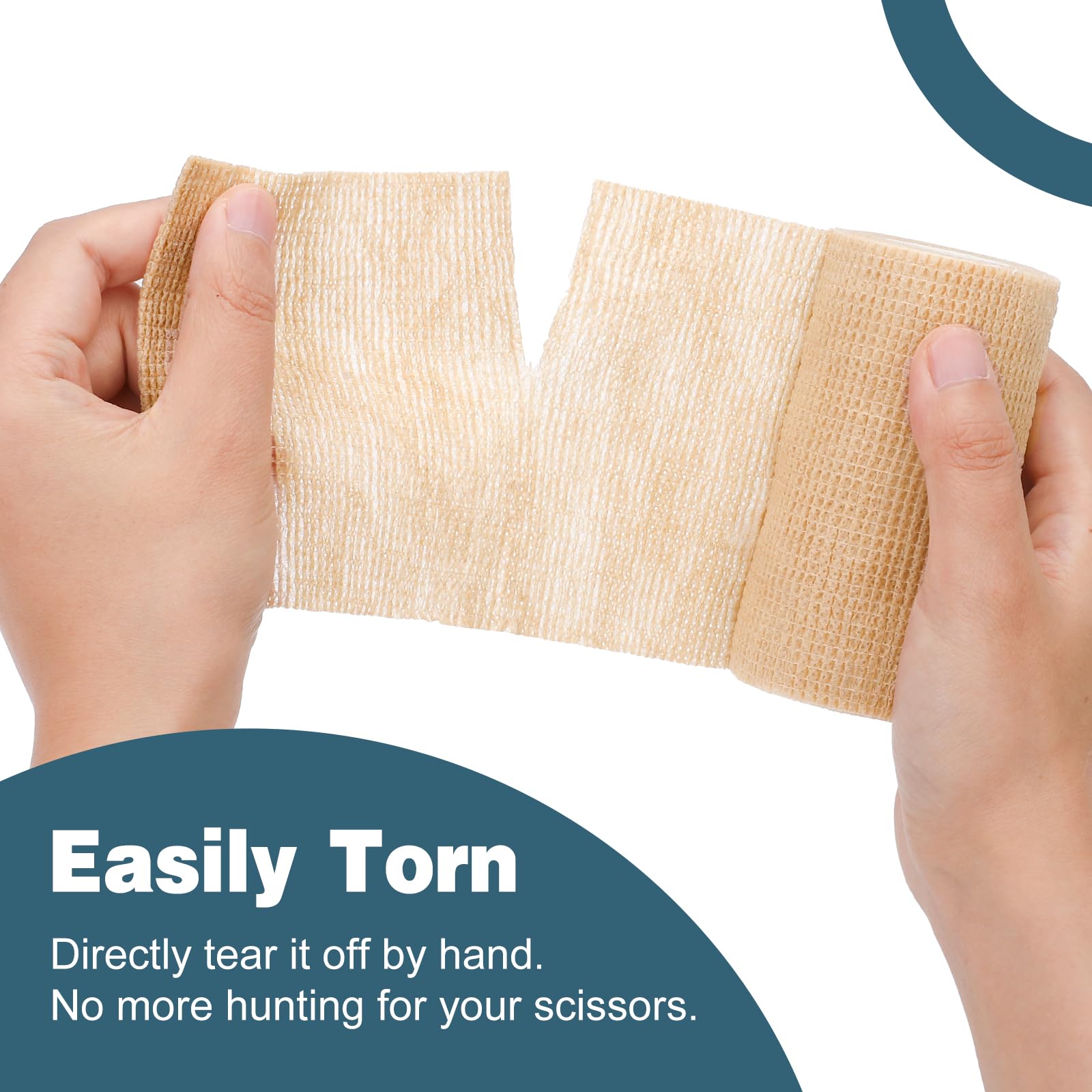 AZEN vet-wrap and tattoo wrap option keeps bandages in place during care.