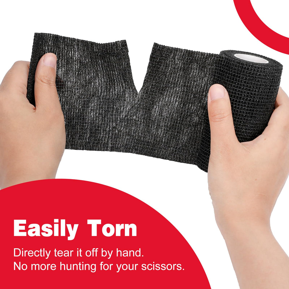 AZEN ankle and wrist support wrap with easy tearing and no scissors required