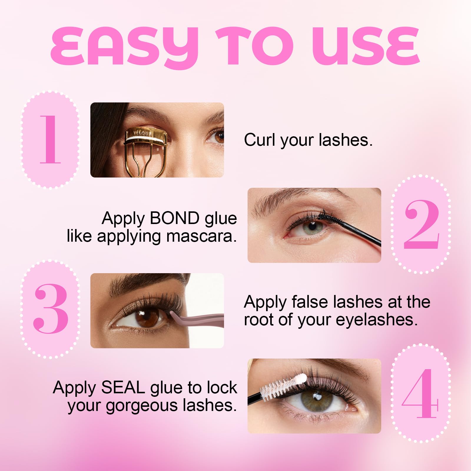 Azenlo all-day wear glue keeps lashes secure through daily activities
