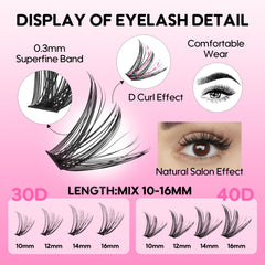 Azenlo premium PBT silk fibers deliver soft, knot-free lashes