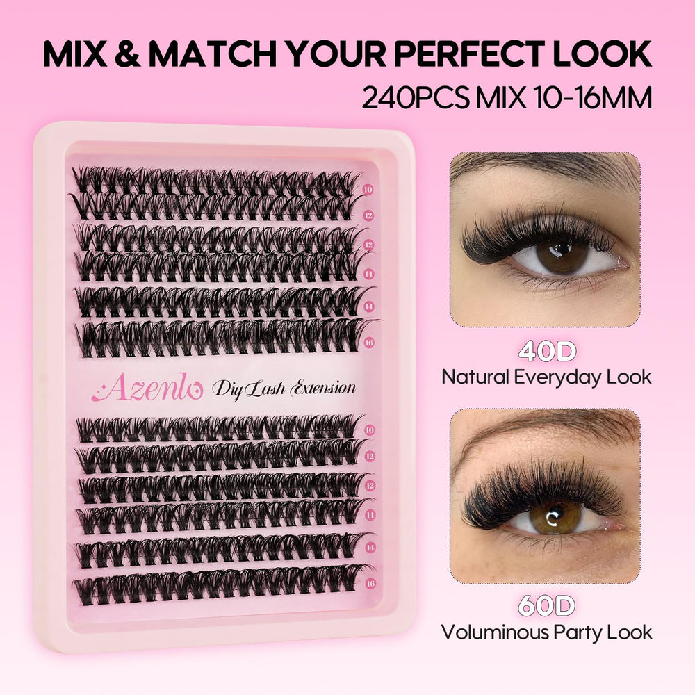 Azenlo precision tweezers for precise lash placement