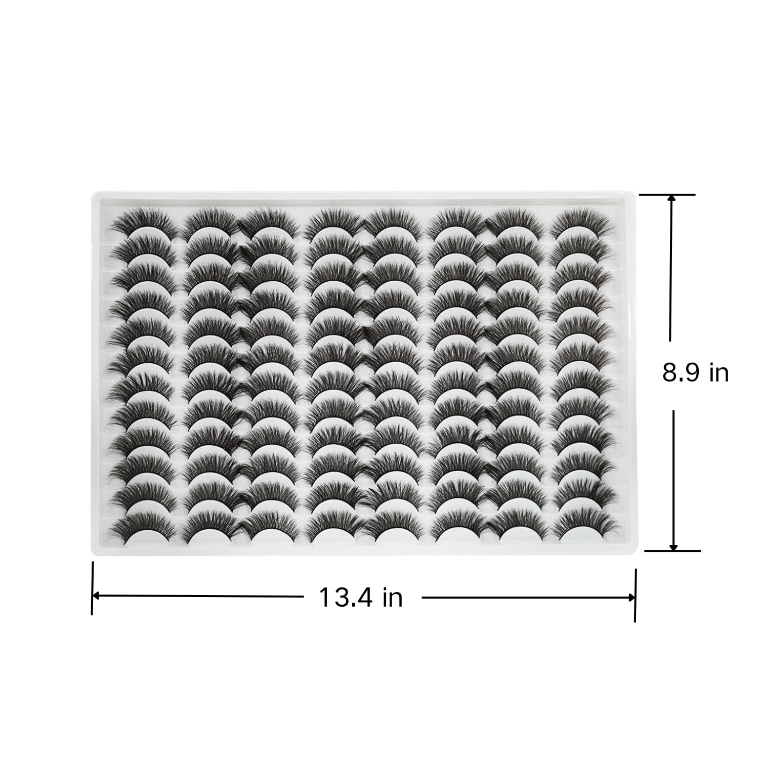 Azenlo reusable durable lashes maintain fluffy shape and eyeliner-like finish.