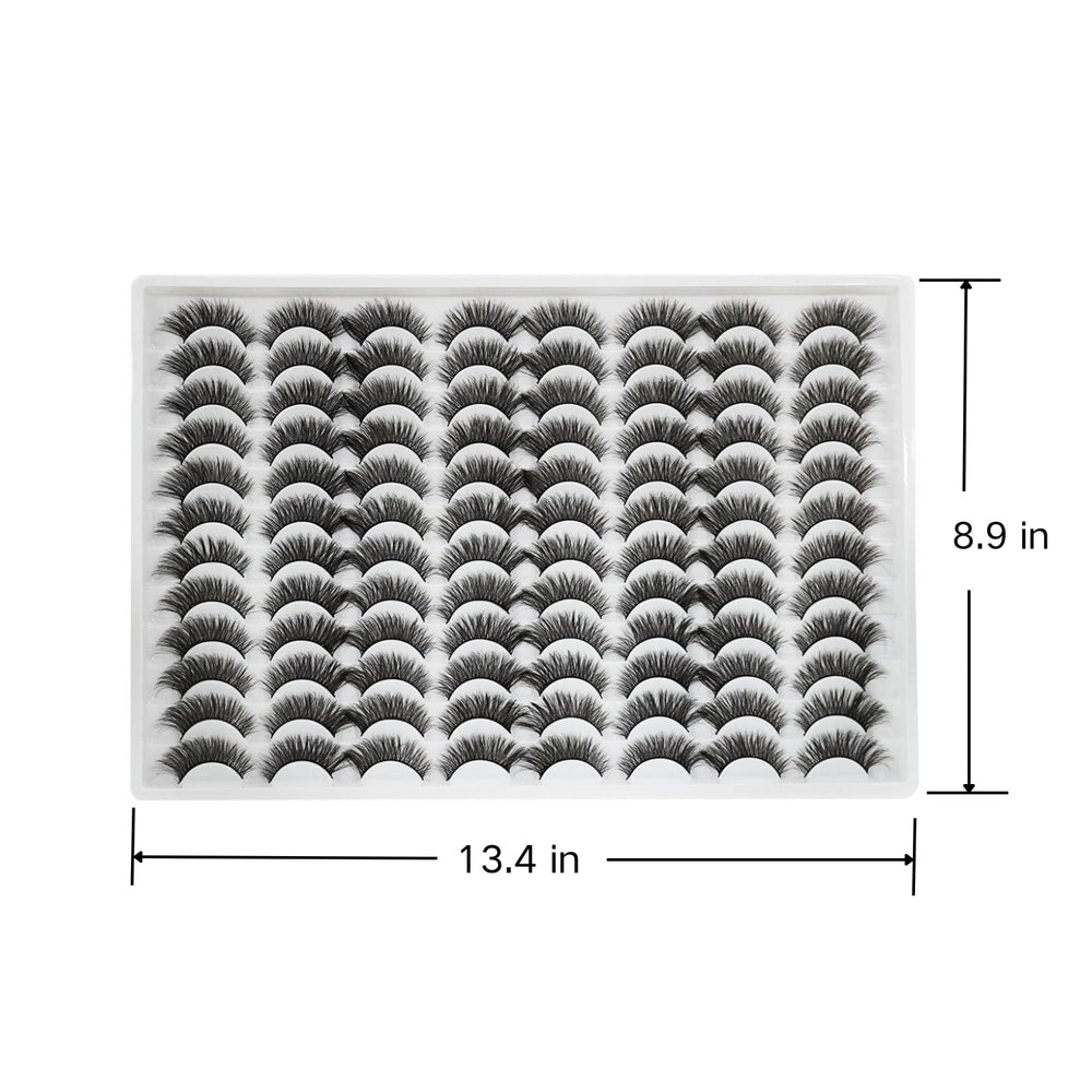 Azenlo reusable durable lashes maintain fluffy shape and eyeliner-like finish.
