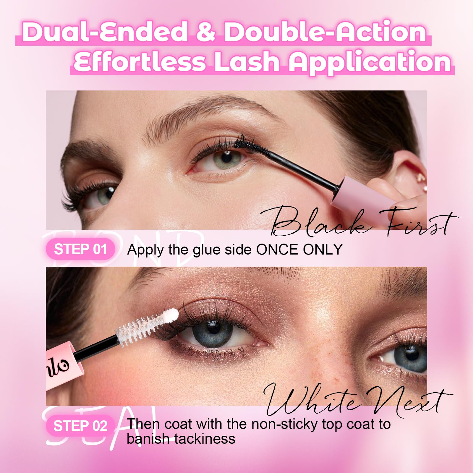 Azenlo waterproof lash glue resists sweat for all-day wear