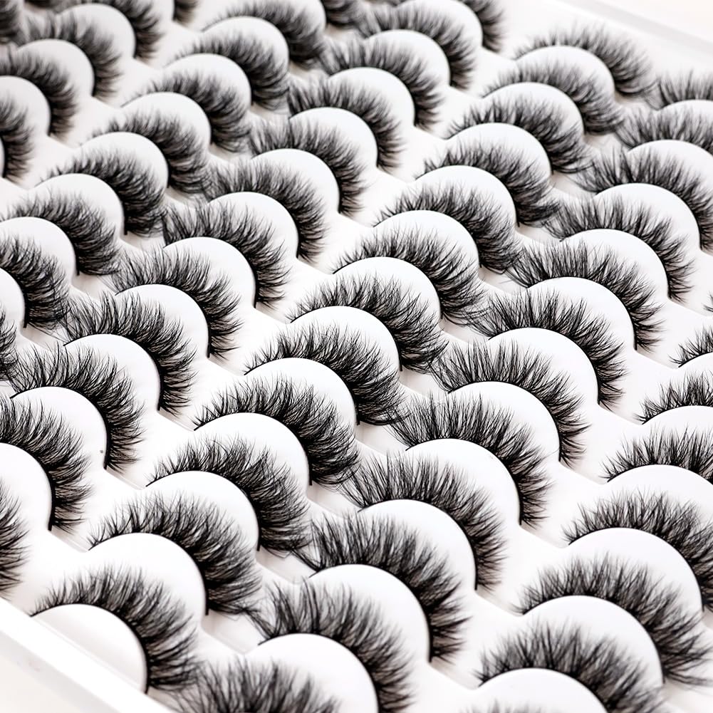 Azenlo waterproof long-wear lashes stay put from morning to night.