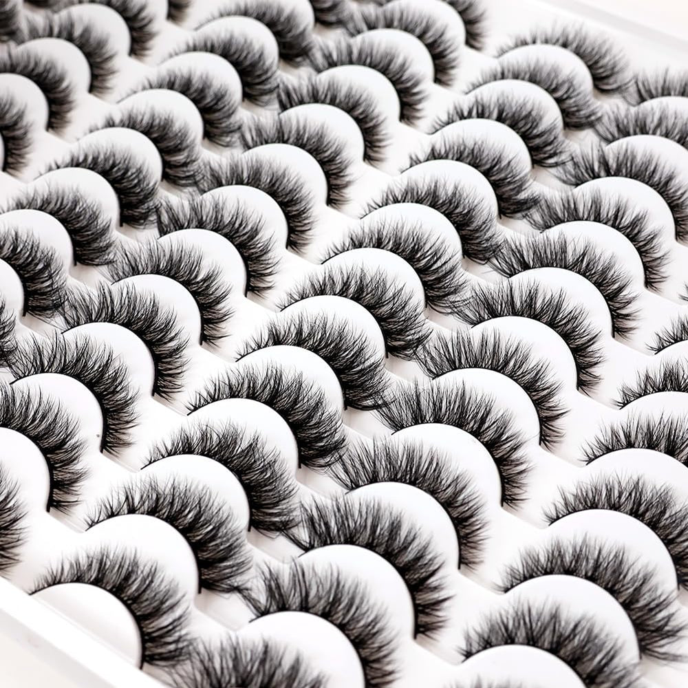 Azenlo waterproof long-wear lashes stay put from morning to night.