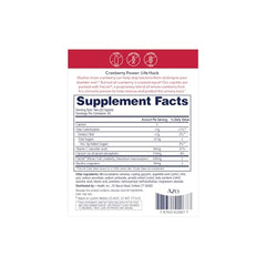 AZO Cranberry caplets bottle label highlights non-GMO and sugar-free formula.