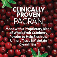 AZO Cranberry caplets pour demonstrates quick daily intake.