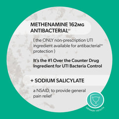 AZO Urinary Defense tablets poured from bottle for convenient dosing.