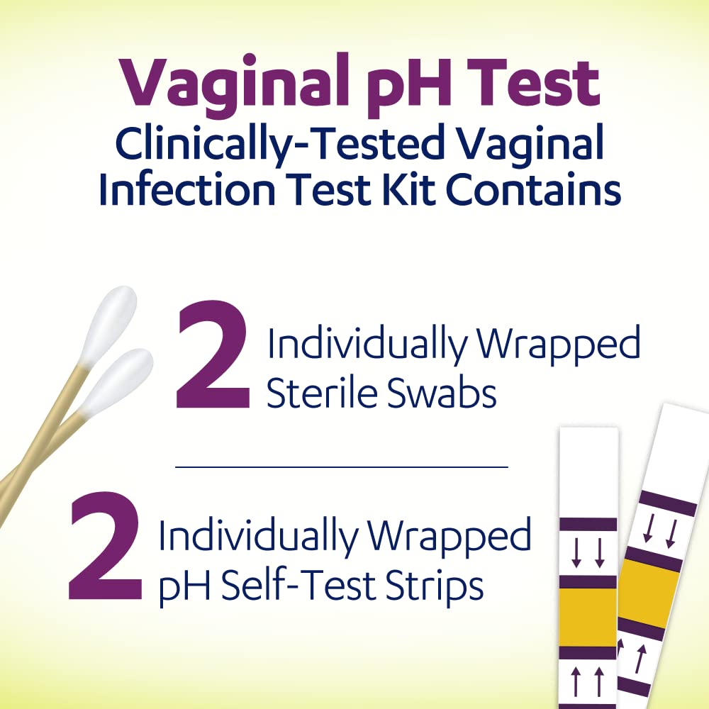 Brand AZO vaginal pH kit designed for discreet home use.