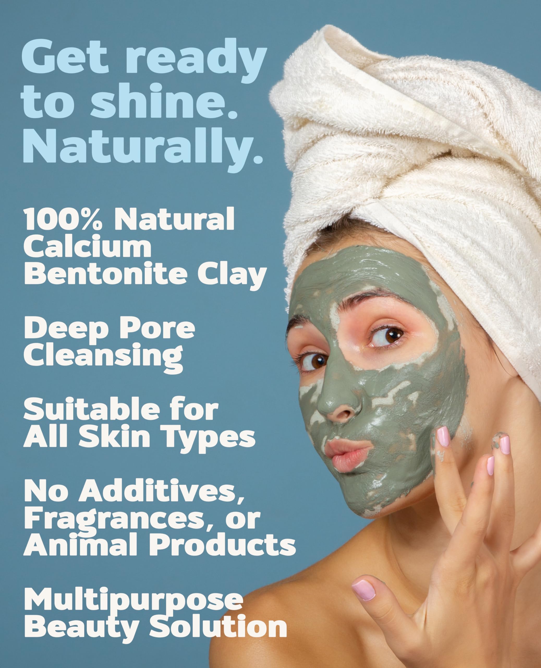 Aztec Secret essential Indian clay kit contents ready for at-home detox