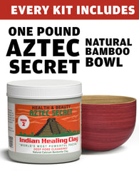 Aztec Secret bamboo mixing bowl for non-metal clay mixing and even texture