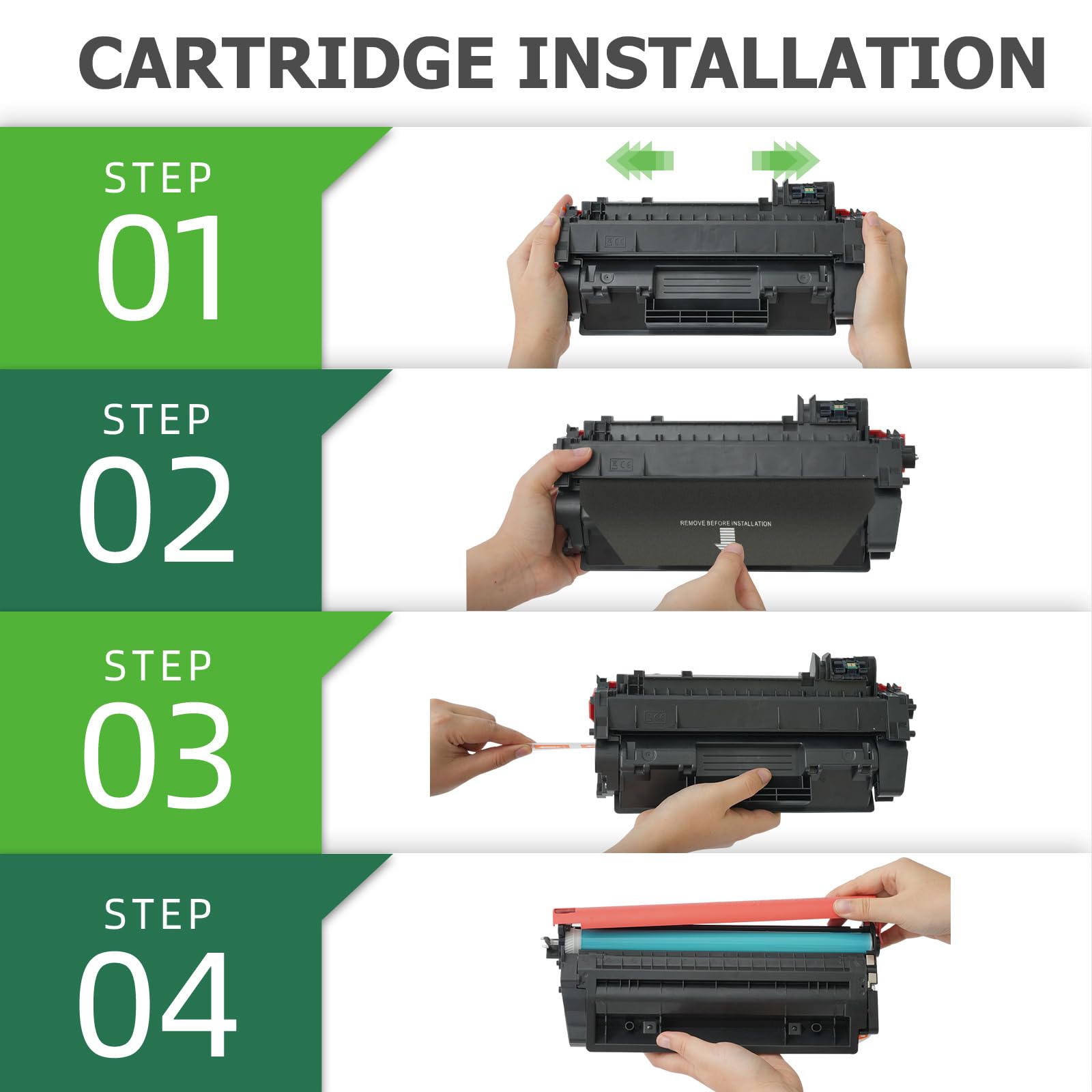 Aztech toner for HP P2030–P2055 series delivers sharp, dark text for professional documents