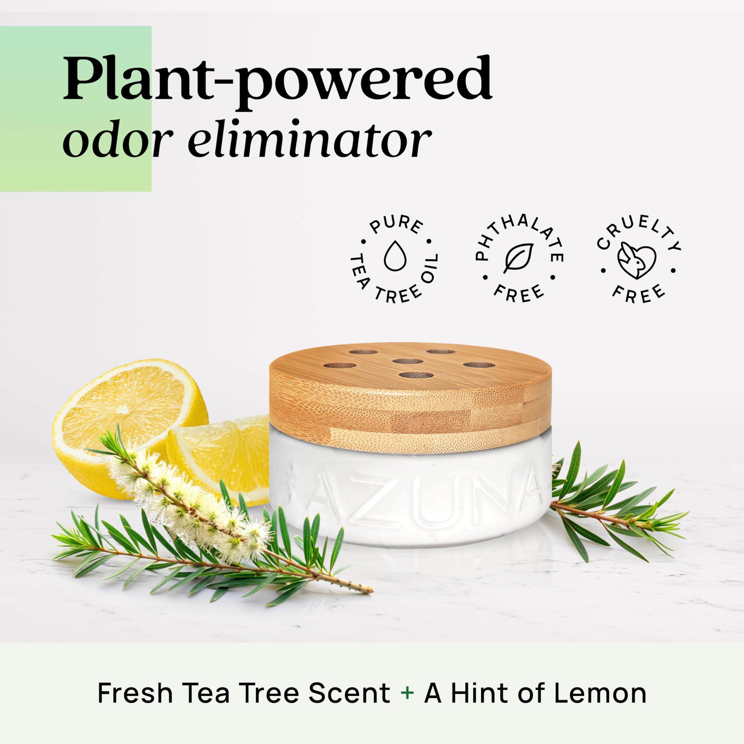 12 oz refill of tea tree gel for extended odor elimination.