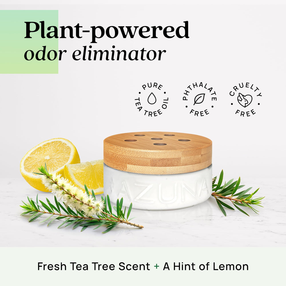 12 oz refill of tea tree gel for extended odor elimination.