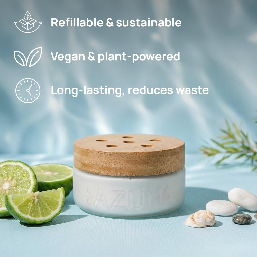 Azuna sustainable USA-made formula with plant-based ingredients.