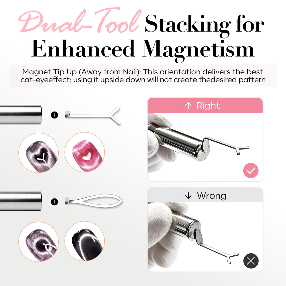 AZUREBEAUTY Cat Eye magnet French tool for chic, crisp lines.