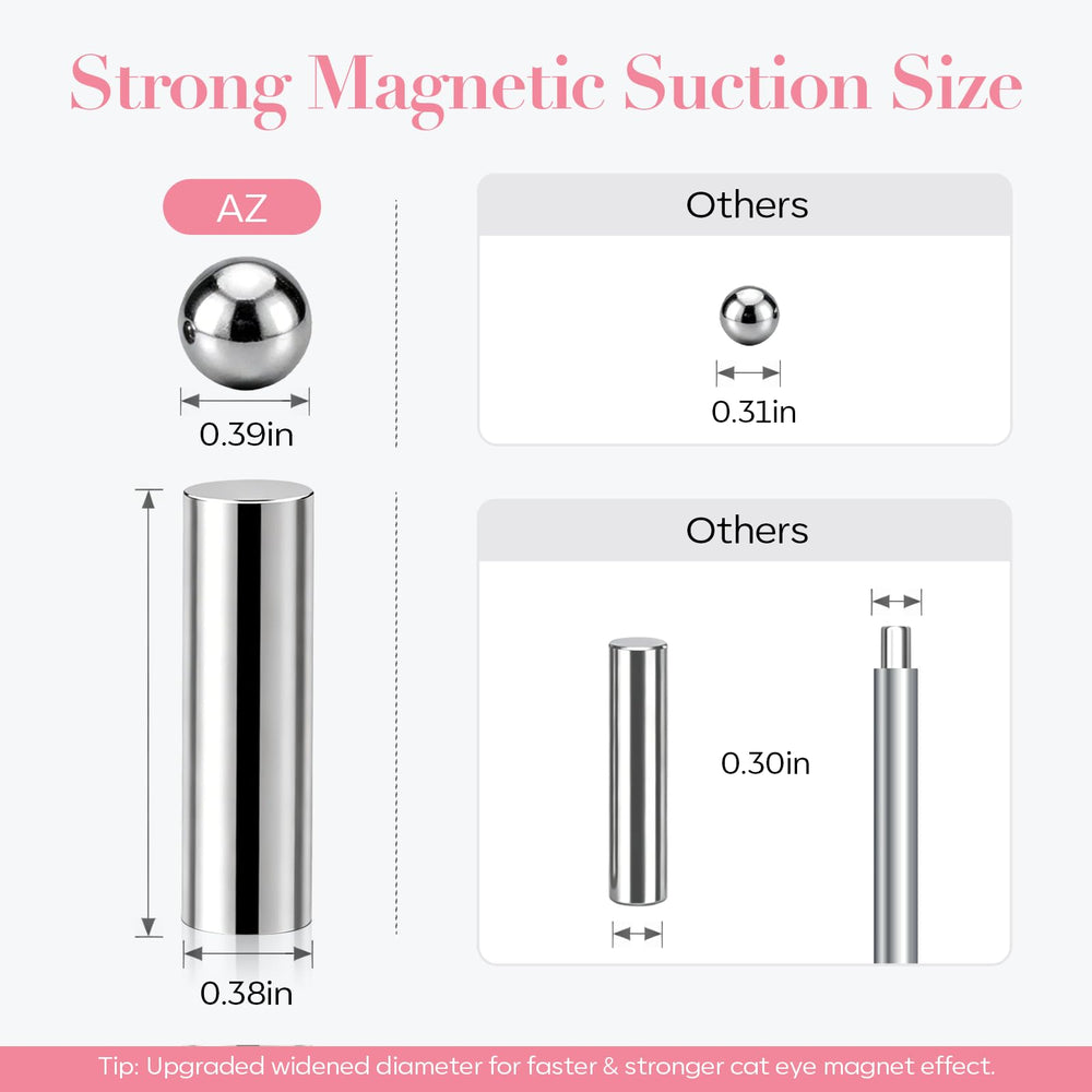 AZUREBEAUTY Cat Eye magnet S-shaped tool for narrow V shapes.