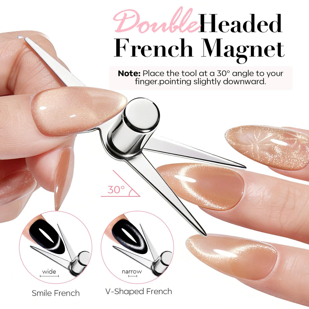 AZUREBEAUTY Cat Eye magnet square tool for stable focal points.
