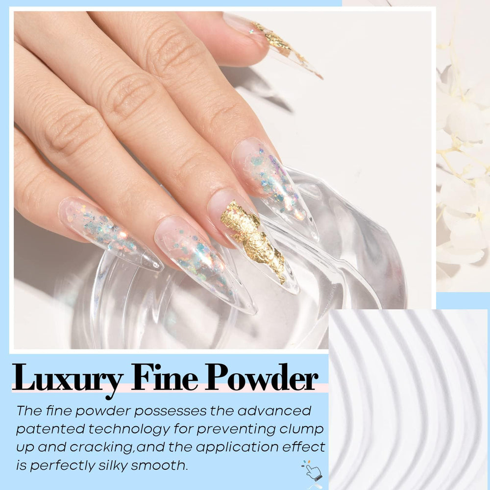 AZUREBEAUTY Crystal French kit enables pristine French tips with durability